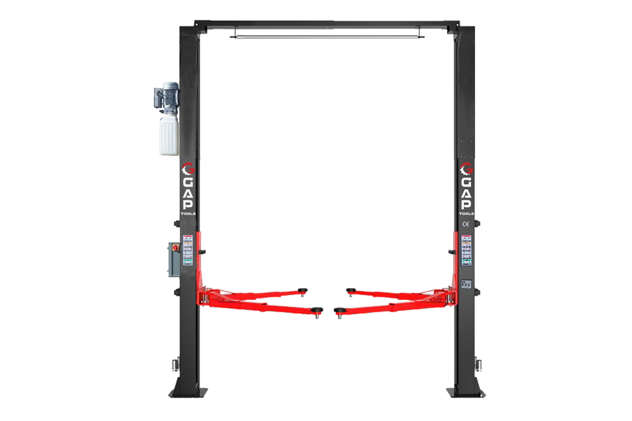 4 Ton İki Sütunlu Üstten Bağlantılı Tam Otomatik Hidrolik Lift
