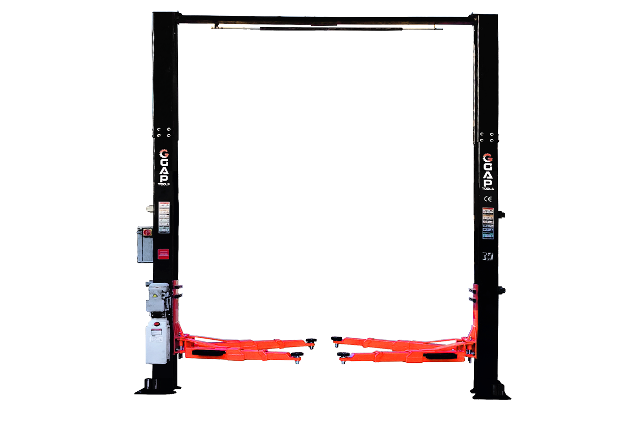 5 Ton İki Sütunlu Üsten Bağlantılı Tam Otomatik Hidrolik Lift