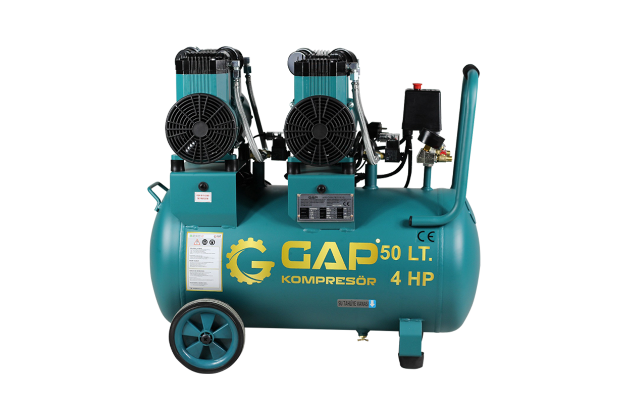 GPY 1500X2 | 50 lt High Suction Oil Free Technology Air Compressor
